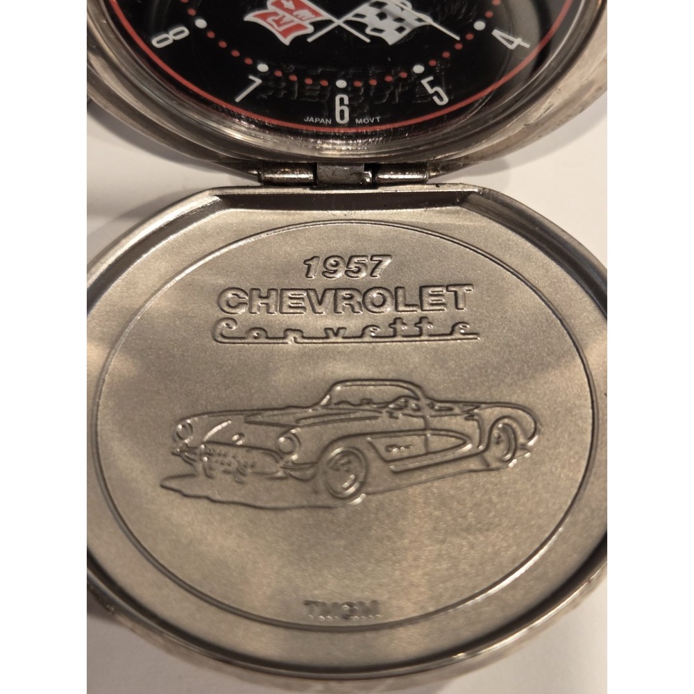 1957 Chevy Corvette Pocket Watch  UNTESTED Selling for Parts "As is" - Picture 7 of 8